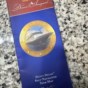 Disney Dream Inaugural Self-Navigated Tour Map